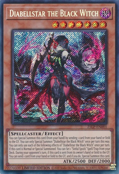 Diabellstar la Strega Nera (Rara Segreta) [25LP - 25LP-EN001] - Limited Pack World Championship 2025