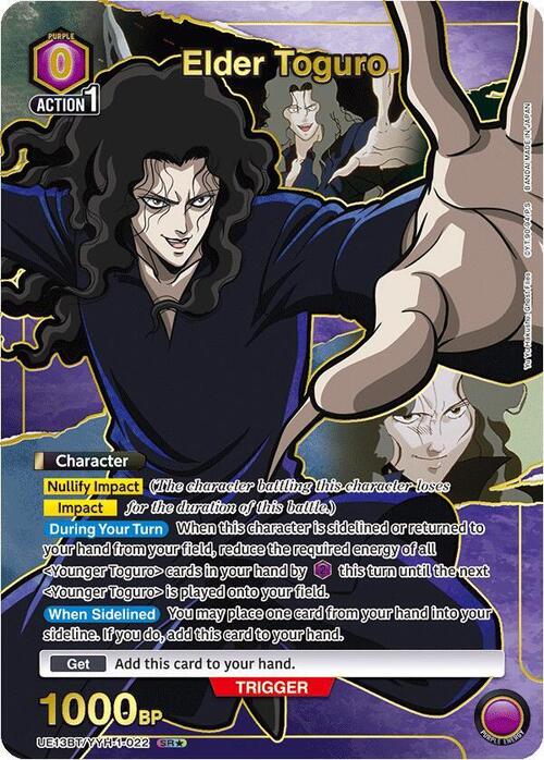 Elder Toguro (SR*) [UE13BT - UE13BT/YYH-1-022 - SR*] - UE13BT: Yu Yu Hakusho: Ghost Files