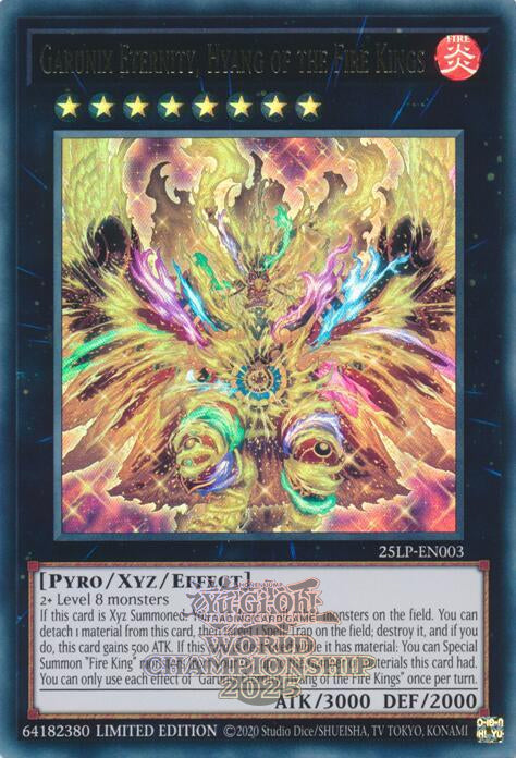 Garunix Eternity, Hyang of the Fire Kings (EUR) [25LP - 25LP-EN003]