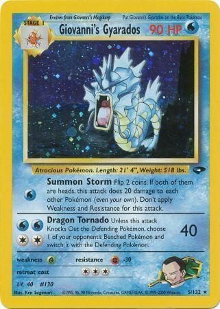 Giovanni's Gyarados [G2 - 005/132] - Gym Challenge
