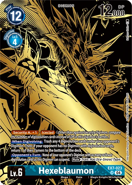Hexeblaumon (Tamer's Evolution Box -Rise of Digimon-) [EX07 - EX7-023 SR]
