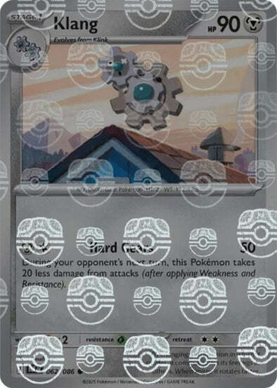 Klang (Master Ball Pattern) [BLK - 062/086 - Common] - SV: Black Bolt