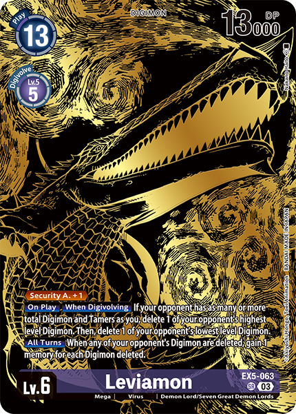 Leviamon (Tamer's Evolution Box -Rise of Digimon-) [EX-05 - EX5-063 SR]