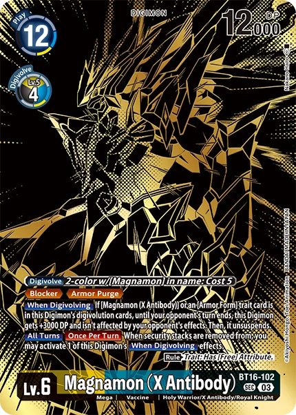 Magnamon (X Antibody) (Tamer's Evolution Box -Rise of Digimon-)