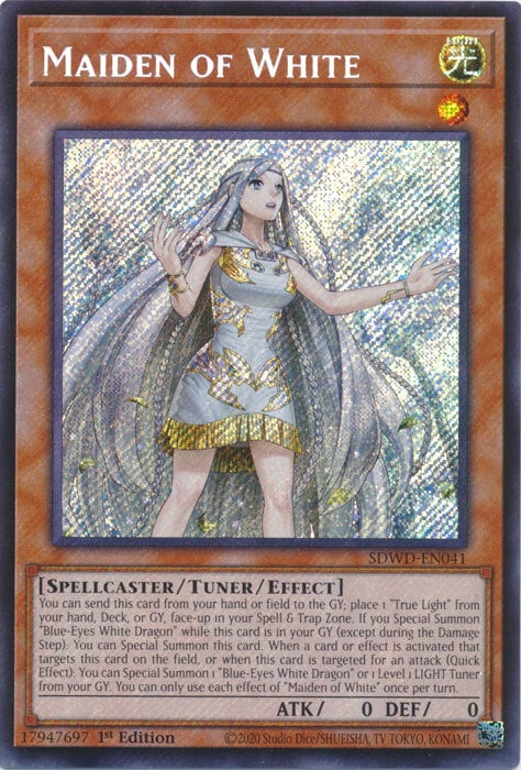 Maiden of White (Secret Rare) [25LP - 25LP-EN018 Secret Rare] - Limited Pack World Championship 2025