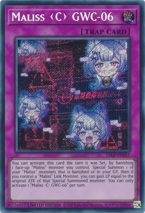 Maliss C GWC-06 (Secret Rare) [25LP - 25LP-EN017 Secret Rare] - Limited Pack World Championship 2025
