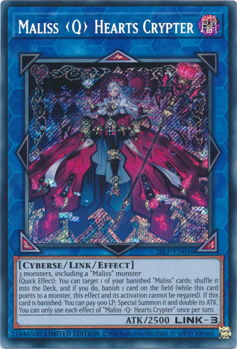 Maliss Q Hearts Crypter (Secret Rare) [25LP - 25LP-EN016 - Secret Rare] - Limited Pack World Championship 2025
