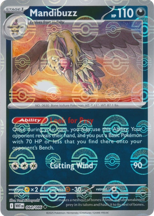 Mandibuzz (Poke Ball Pattern) [WHT - 064/086]