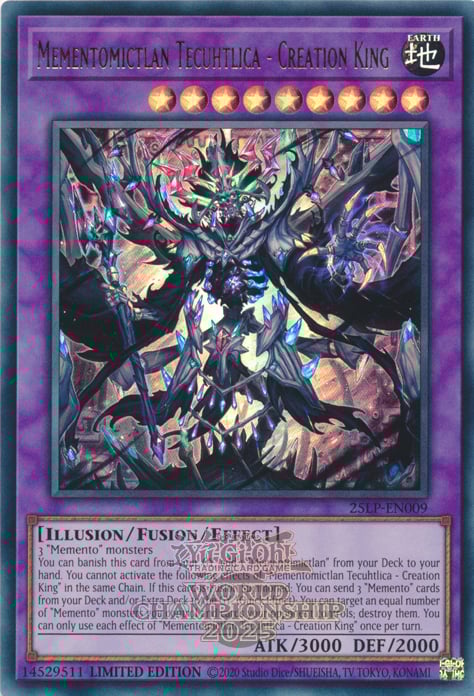 Mementomictlan Tecuhtlica - Creation King (EUR) [25LP - 25LP-EN009]