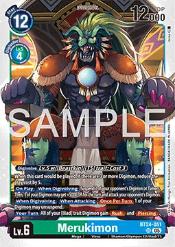 Merukimon [BT-24 - BT24-051 SR - Super Rare] - Time Stranger