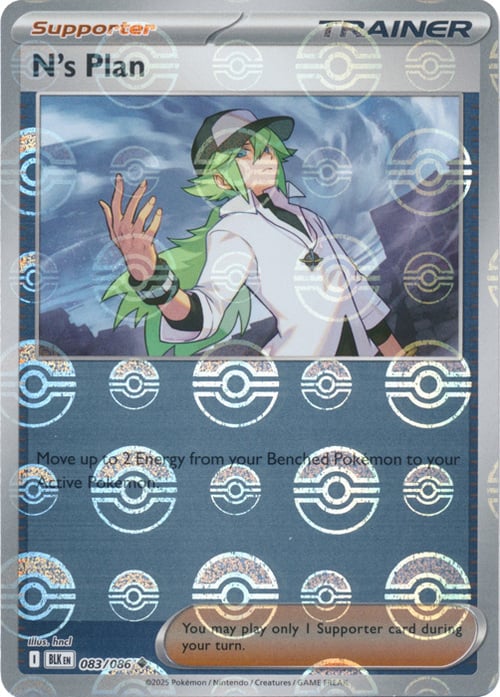 N's Plan (Poke Ball Pattern) [BLK - 083/086]