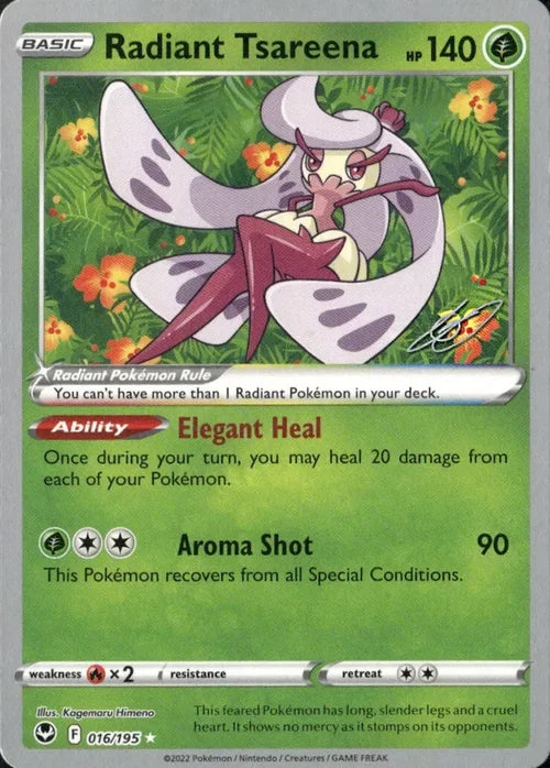 Radiant Tsareena - 2023 (Gabriel Fernandez) [WCD - 016/195 - Radiant Rare] - World Championship Decks