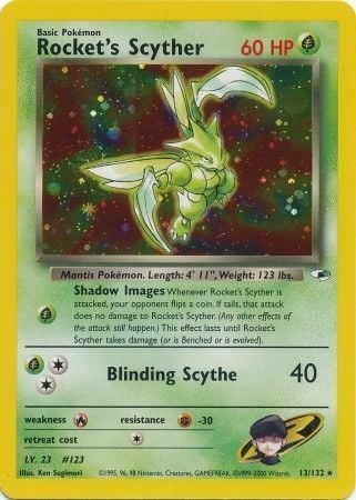 Rocket's Scyther [G1 - 013/132] - Gym Heroes
