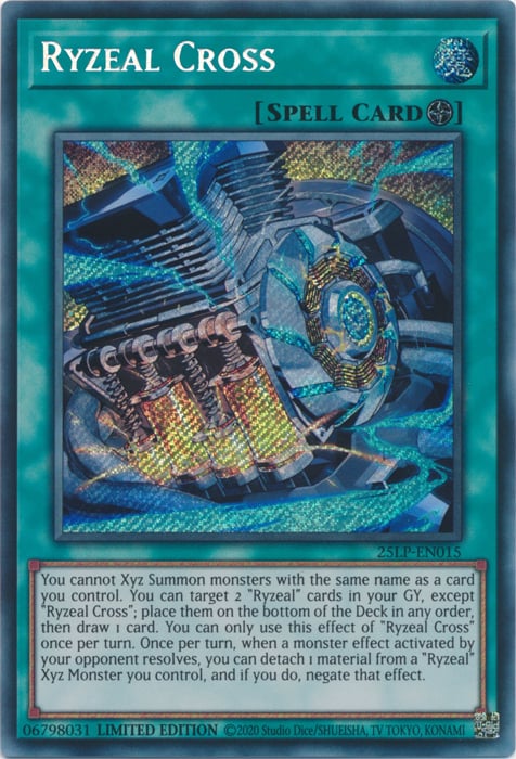 Ryzeal Cross (Secret Rare) [25LP - 25LP-EN015]
