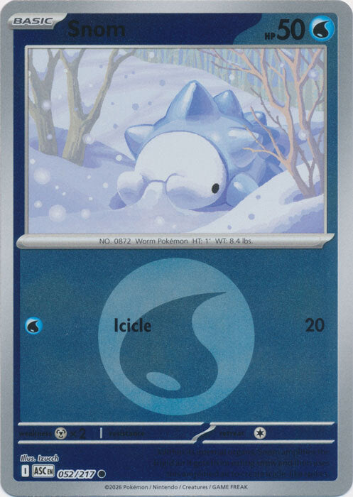 Snom (Energy Symbol Pattern) [ASC - 052/217 - Common] - ME: Ascended Heroes