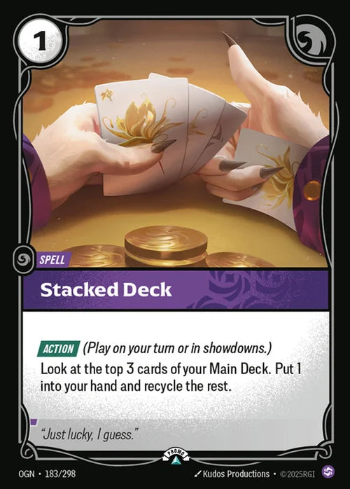 Stacked Deck [OPP - 183/298] - Riftbound Organized Play Promotional Cards