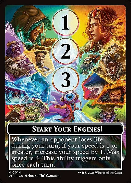 Start Your Engines! // Max Speed [LIST - 14 - Token] - The List Reprints