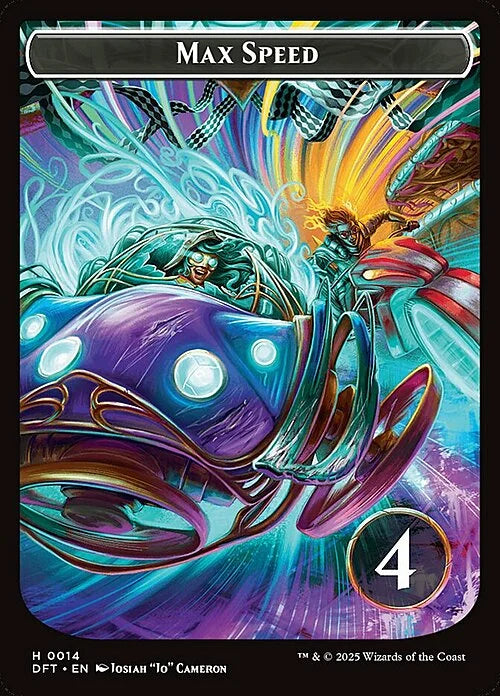 Start Your Engines! // Max Speed [LIST - 14 - Token] - The List Reprints