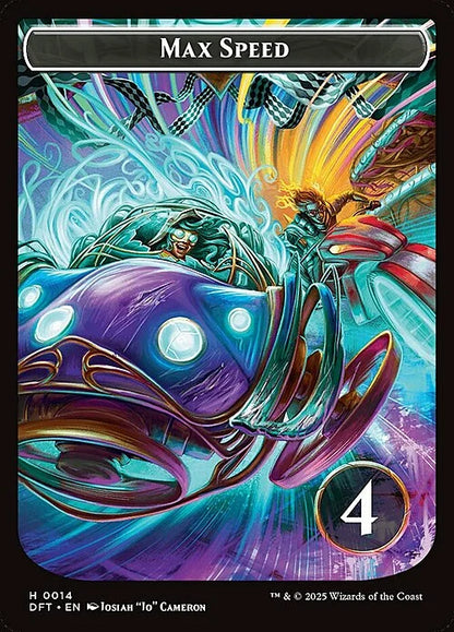 Start Your Engines! // Max Speed [LIST - 14 - Token] - The List Reprints