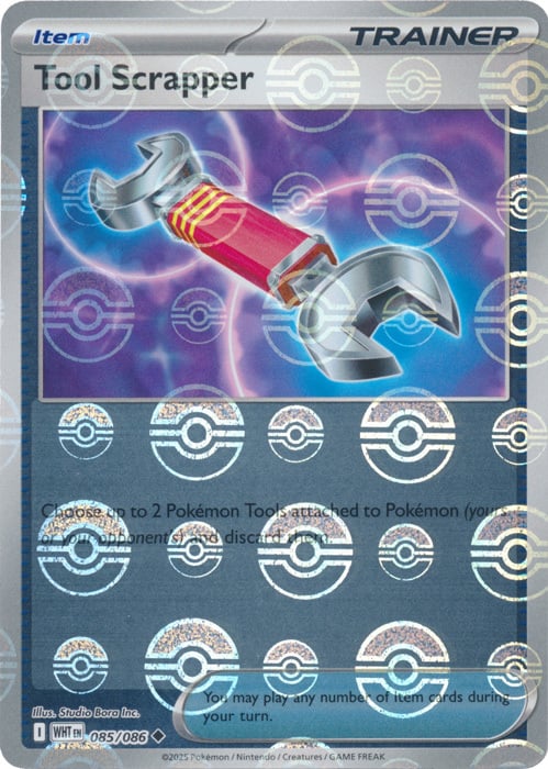 Tool Scrapper (Poke Ball Pattern) [WHT - 085/086]
