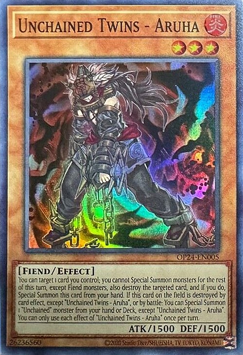 Jumeaux enchaînés - Aruha [OP24 - OP24-FR005] - Pack de tournoi OTS 24