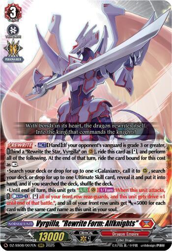 Vyrgilla, "Rewrite Form: Alfknights" [DZ-SS08 - DZ-SS08/007EN Triple Rare] - DZ-SS08: Festival Booster 2025
