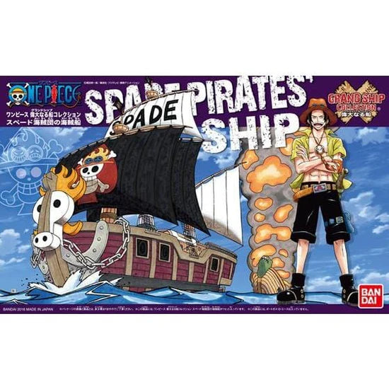One Piece Grand Ship Collection Spade Pirates' Ship Model Kit