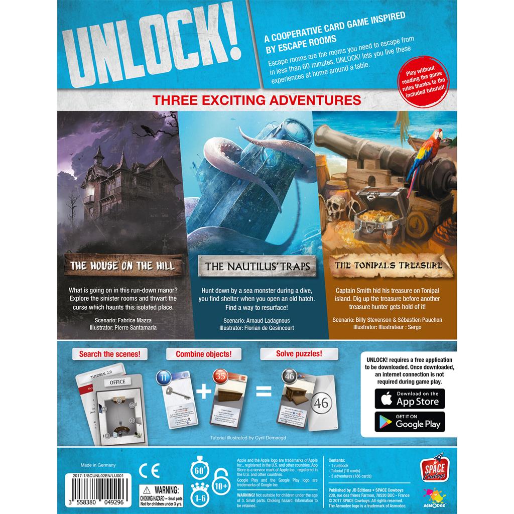 Unlock! Mystery Adventures - Board Game