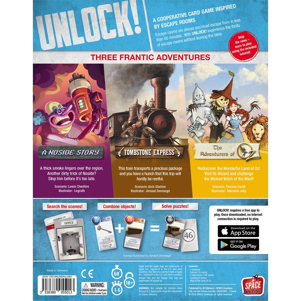 Unlock! Secret Adventures - Board Game