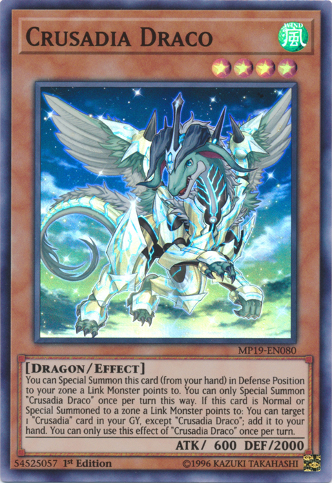 Crusadia Draco [MP19-EN080] Super Rare