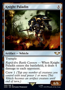 Knight Paladin (Surge Foil) [Warhammer 40,000]
