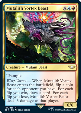 Mutalith Vortex Beast (Surge Foil) [Warhammer 40,000]