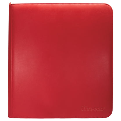 Ultra PRO: 12-Pocket Zippered PRO-Binder - Vivid (Red)