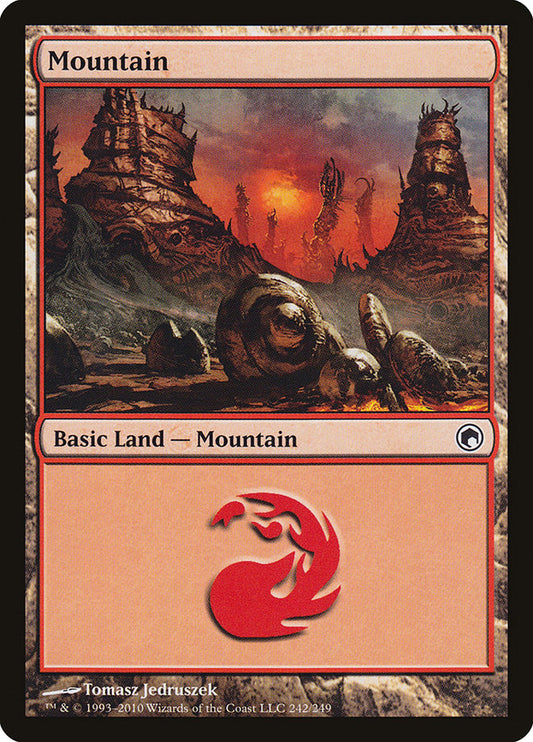 Mountain (242) [Scars of Mirrodin]