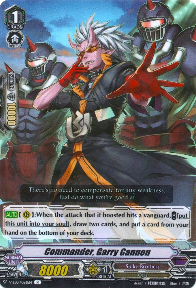 Commander, Garry Gannon (V-EB01/026EN) [The Destructive Roar]