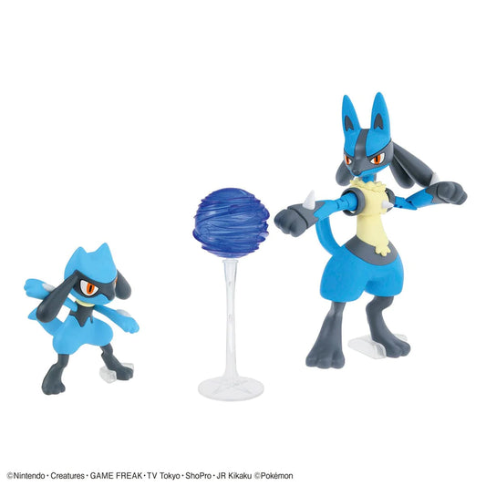 Pokemon - Riolu & Lucario - Model Kit