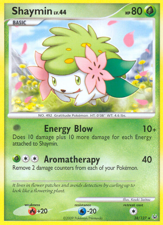 Shaymin (38/127) (Theme Deck Exclusive) [Platinum: Base Set]