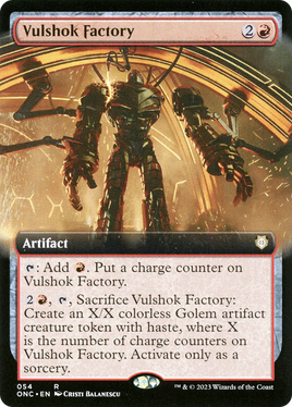 Vulshok Factory (Extended Art) [Phyrexia: All Will Be One Commander]