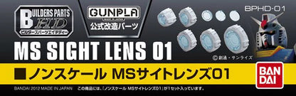 Gundam - Builders Parts HD 1/144 MS Clear Sight Lens 01