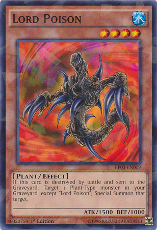 Lord Poison [BP03-EN009] Shatterfoil Rare