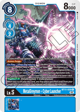 MetalGreymon + Cyber Launcher [BT11-030] [Dimensional Phase]