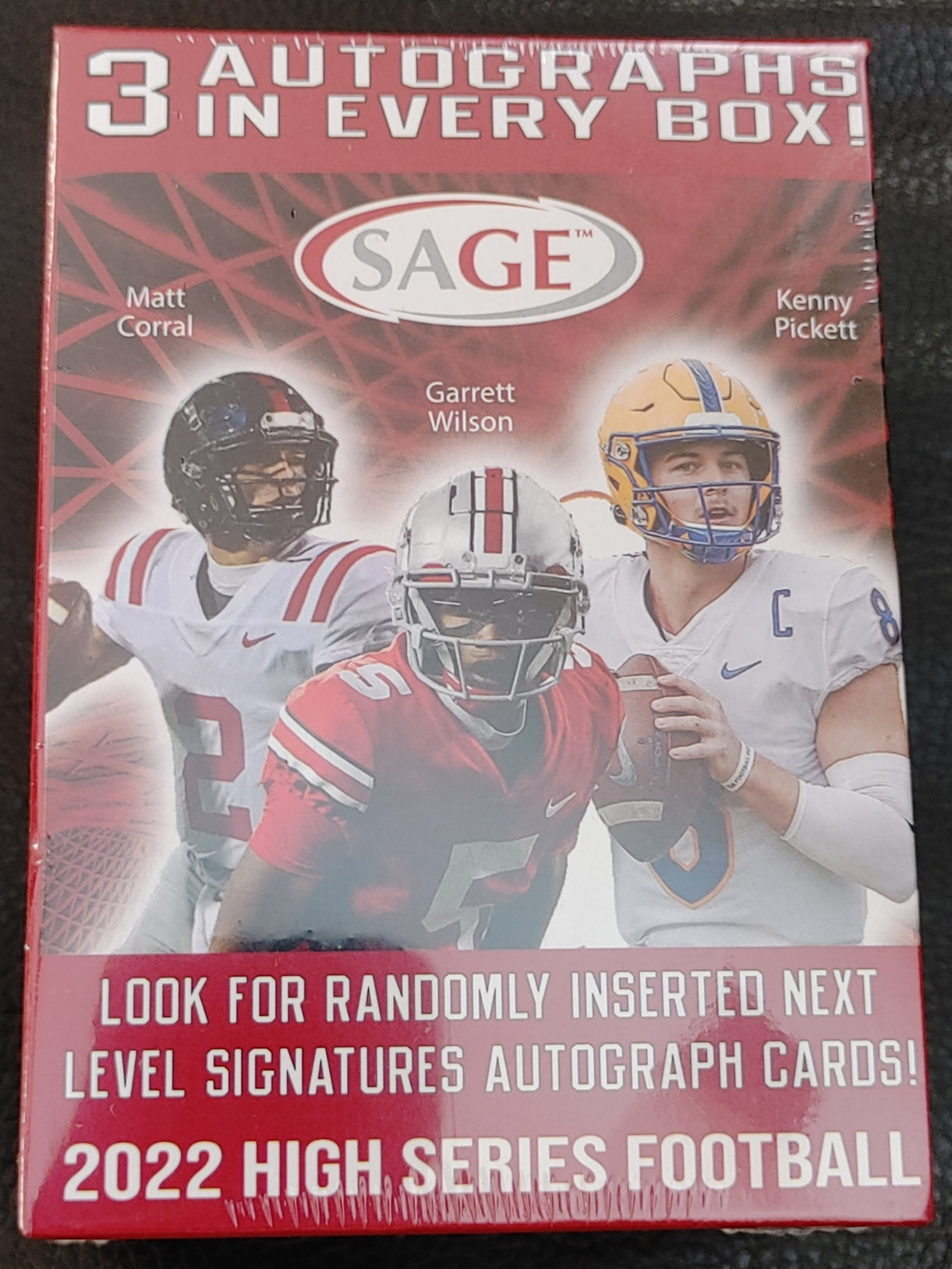 2022 sage hit premier football blaster box draft high series