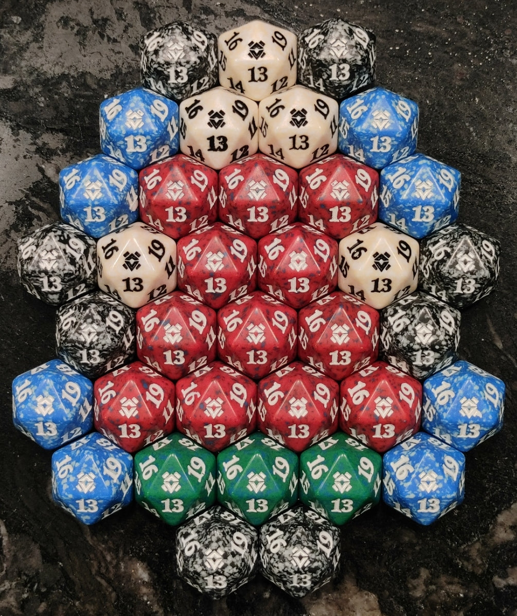 Spindown Die D20 Red