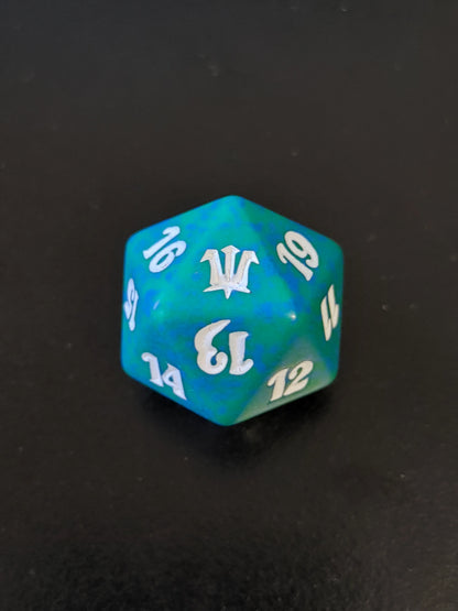 Magic the Gathering innistrad D20 green spindown dice die