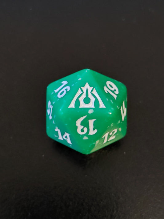 magic the gathering dragon's maze selesnya spindown D20 die dice