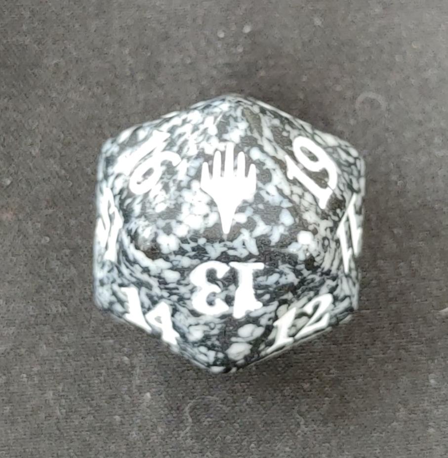 Magic Planeswalker Symbol Die / Dice Magic the Gathering / MTG - Spindown