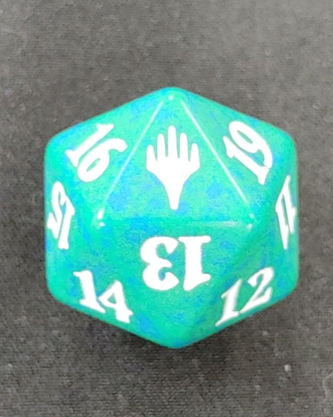 Magic Planeswalker Symbol Die / Dice Magic the Gathering / MTG - Spindown