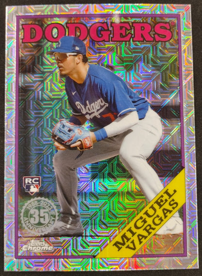 2023 Topps Series 1 Baseball Chrome - Miguel Vargas - T88C-48