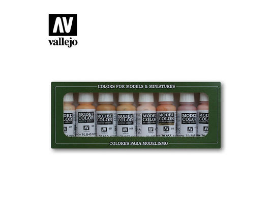 Vallejo - Model Color Set - Face & Skintones