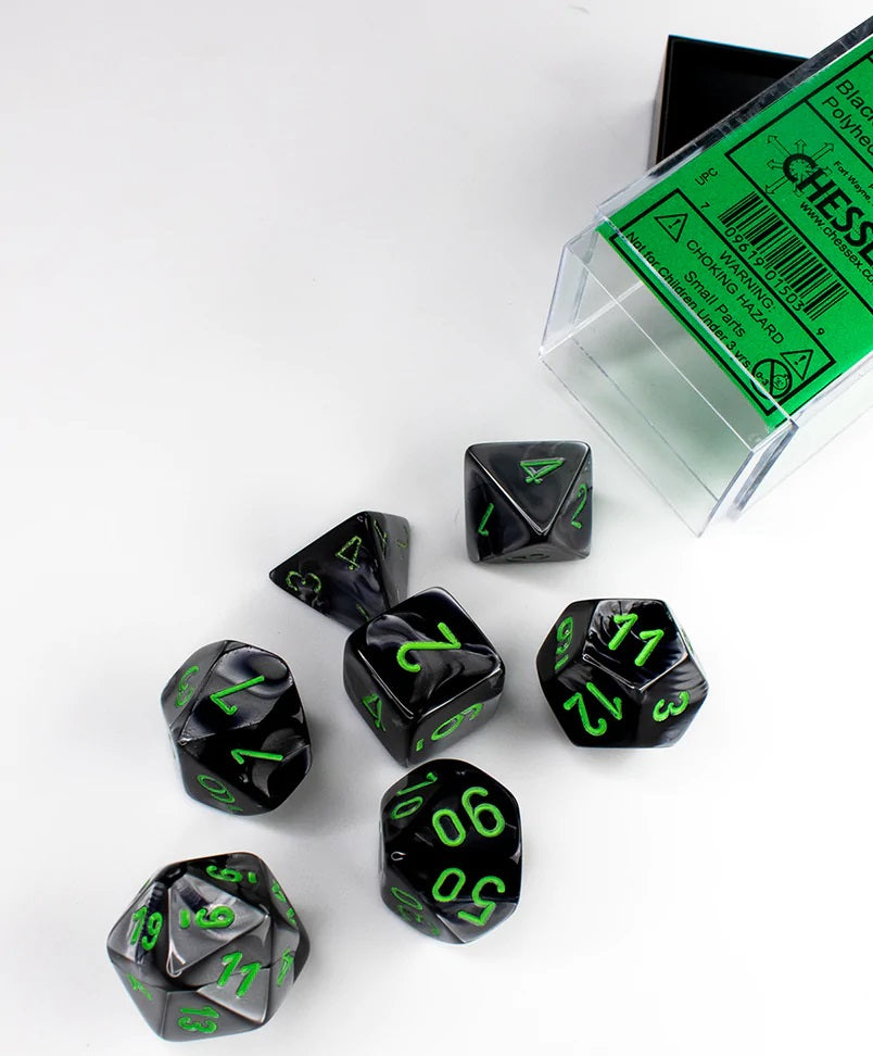 chessex polyhedral gemini dice set 